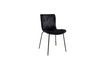 Miniature Chaise bloom en velours noir 1