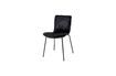 Miniature Chaise bloom en velours noir 3