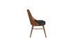 Miniature Chaise Chaya marron et noire 12