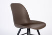 Miniature Chaise coque en marc de café recyclé et frêne brun Albert Kuip Coffee 16