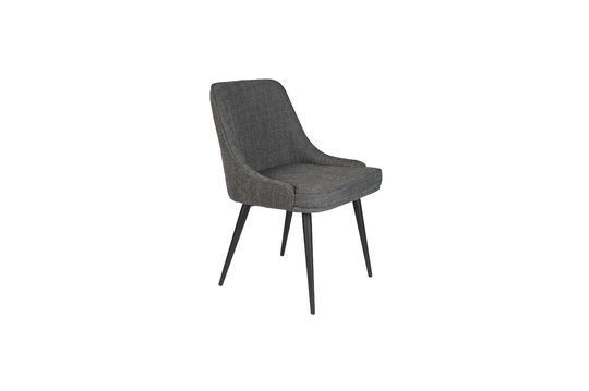 Chaise cosy Magnus couleur anthracite Détouré