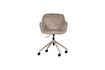 Miniature Chaise de bureau chenille taupe MORROS 2