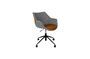 Miniature Chaise de bureau Doulton Vintage Brown Détouré