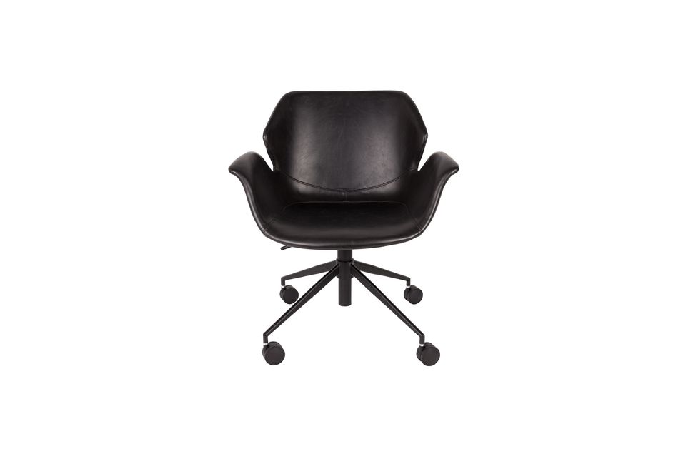 Chaise de bureau Nikki All Black - 4