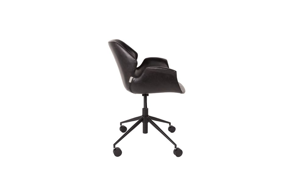 Chaise de bureau Nikki All Black - 8