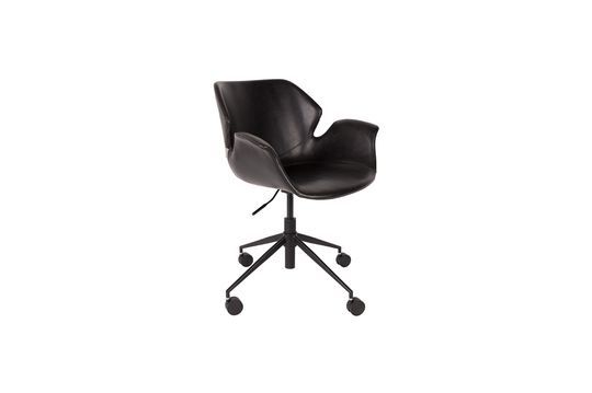 Chaise de bureau Nikki All Black Détouré