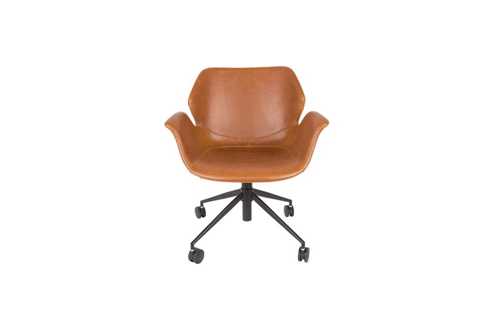 Chaise de bureau Nikki All Brown - 6