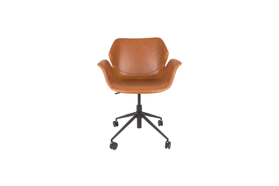 Chaise de bureau Nikki All Brown - 7