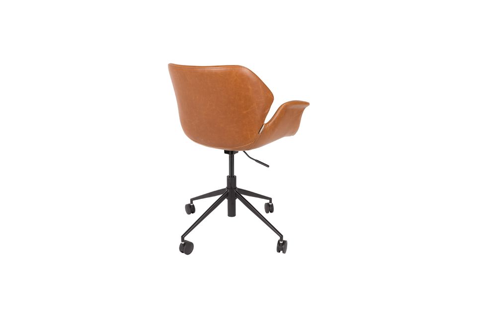 Chaise de bureau Nikki All Brown - 9