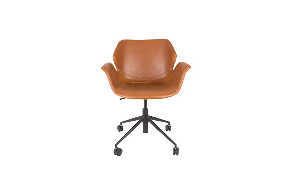 Chaise de bureau Nikki All Brown - 11