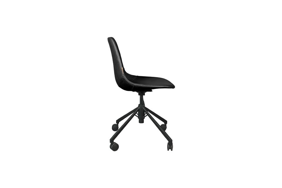 Chaise de bureau noire Franky - 8