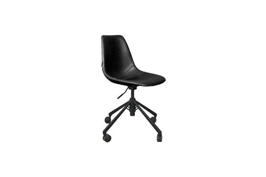 Chaise de bureau noire Franky