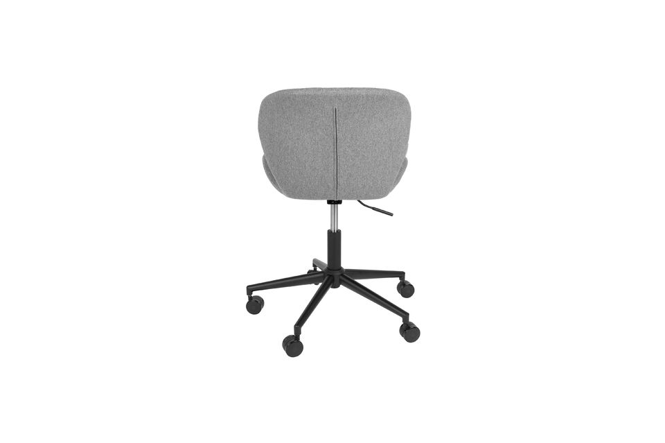 Chaise de bureau OMG noire et grise - 8