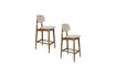 Miniature Chaise de comptoir en polyester beige Marais 6