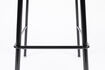 Miniature Chaise de comptoir en rotin et tissu gris Spike 15