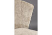 Miniature Chaise de comptoir en tissu beige Georgio 4