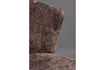 Miniature Chaise de comptoir en tissu violet Georgia 4