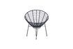 Miniature Chaise de jardin bleu Jane 5