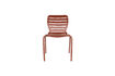 Miniature Chaise de jardin en aluminium rouge Vondel 3