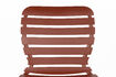 Miniature Chaise de jardin en aluminium rouge Vondel 10