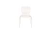 Miniature Chaise de jardin en aluminum blanc Vondel 1