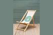 Miniature Chaise de jardin en bois clair Génépi 1