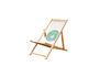 Miniature Chaise de jardin en bois clair Génépi Détouré