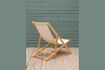 Miniature Chaise de jardin en bois clair Génépi 3