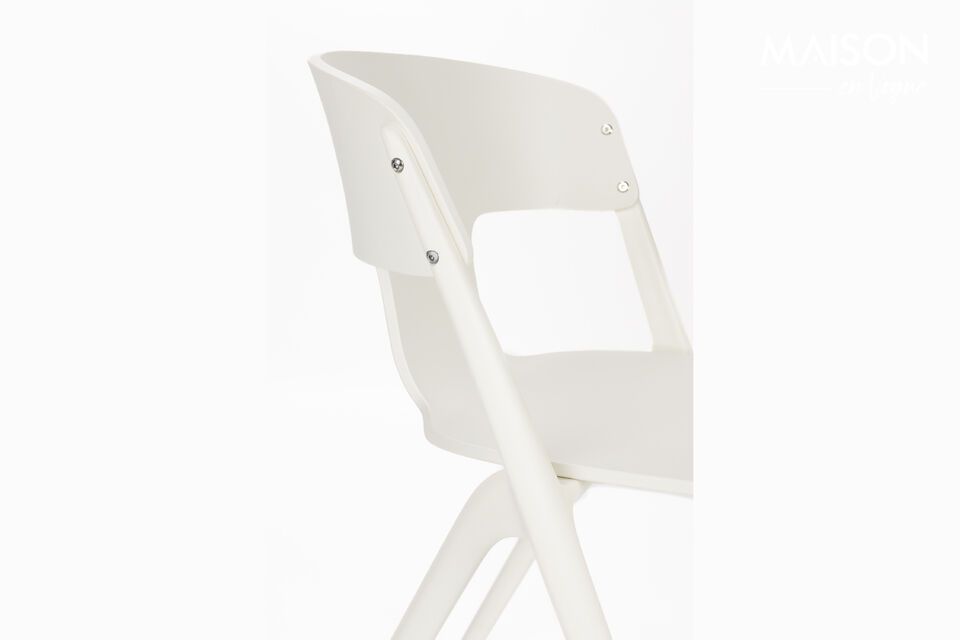 Chaise de jardin en plastique beige Horizon - 10