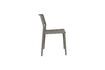 Miniature Chaise de jardin en plastique gris Serra 6