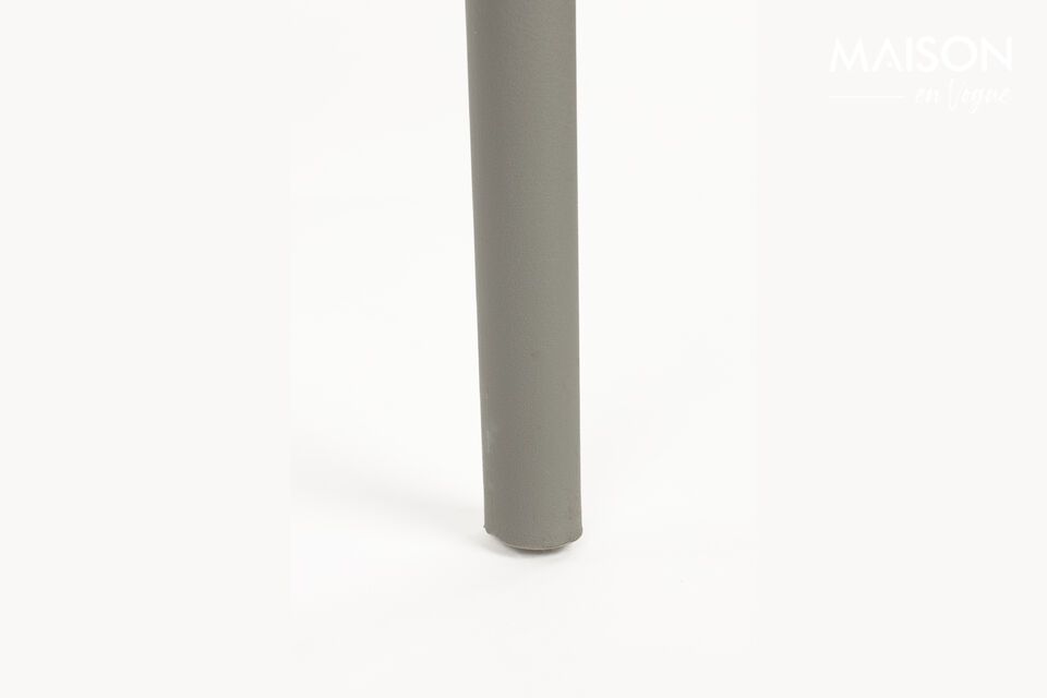 Chaise de jardin en plastique gris Serra - 10