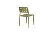 Miniature Chaise de jardin en Plastique polypropylène Vert Serra 8