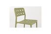 Miniature Chaise de jardin en Plastique polypropylène Vert Serra 9