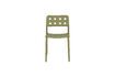 Miniature Chaise de jardin en Plastique polypropylène Vert Serra 5