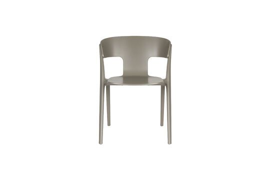 Chaise de jardin en plastique taupe Horizon Détouré