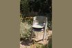 Miniature Chaise de jardin en plastique vert Horizon 1