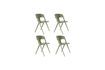 Miniature Chaise de jardin en plastique vert Horizon 8
