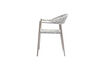 Miniature Chaise de jardin lot de 2 corde et aluminium gris clair Yellow 3