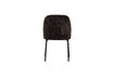 Miniature Chaise de salle à manger 83x50x57 cm Chenille 3D Brun foncé Vogue 6