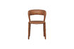 Miniature Chaise de salle à manger aspect cuir cognac NOBLE 5