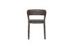 Miniature Chaise de salle à manger aspect cuir noir/gris NOBLE 7
