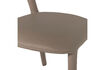 Miniature Chaise de salle à manger aspect cuir sable NOBLE 7