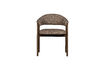 Miniature Chaise de salle à manger avec accoudoirs bois brun TUNAR 5
