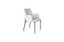 Miniature Chaise de salle à manger avec accoudoirs taupe Tjarda Détouré