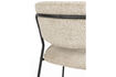 Miniature Chaise de salle à manger bouclée beige et noir Jolien 10