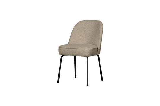 Chaise de salle à manger bouclée beige VOGUE Détouré