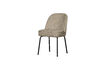Miniature Chaise de salle à manger bouclée beige VOGUE 1
