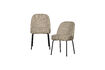 Miniature Chaise de salle à manger bouclée beige VOGUE 2