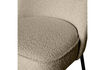 Miniature Chaise de salle à manger bouclée beige VOGUE 6