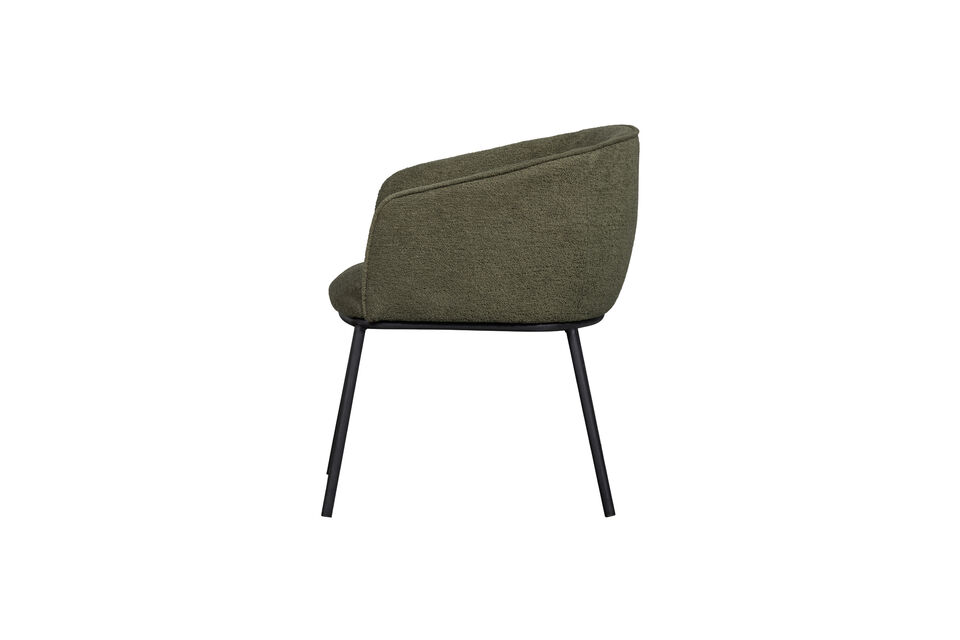 Matière Notre bouclette Happy a une texture qui apporte immédiatement de la chaleur à votre